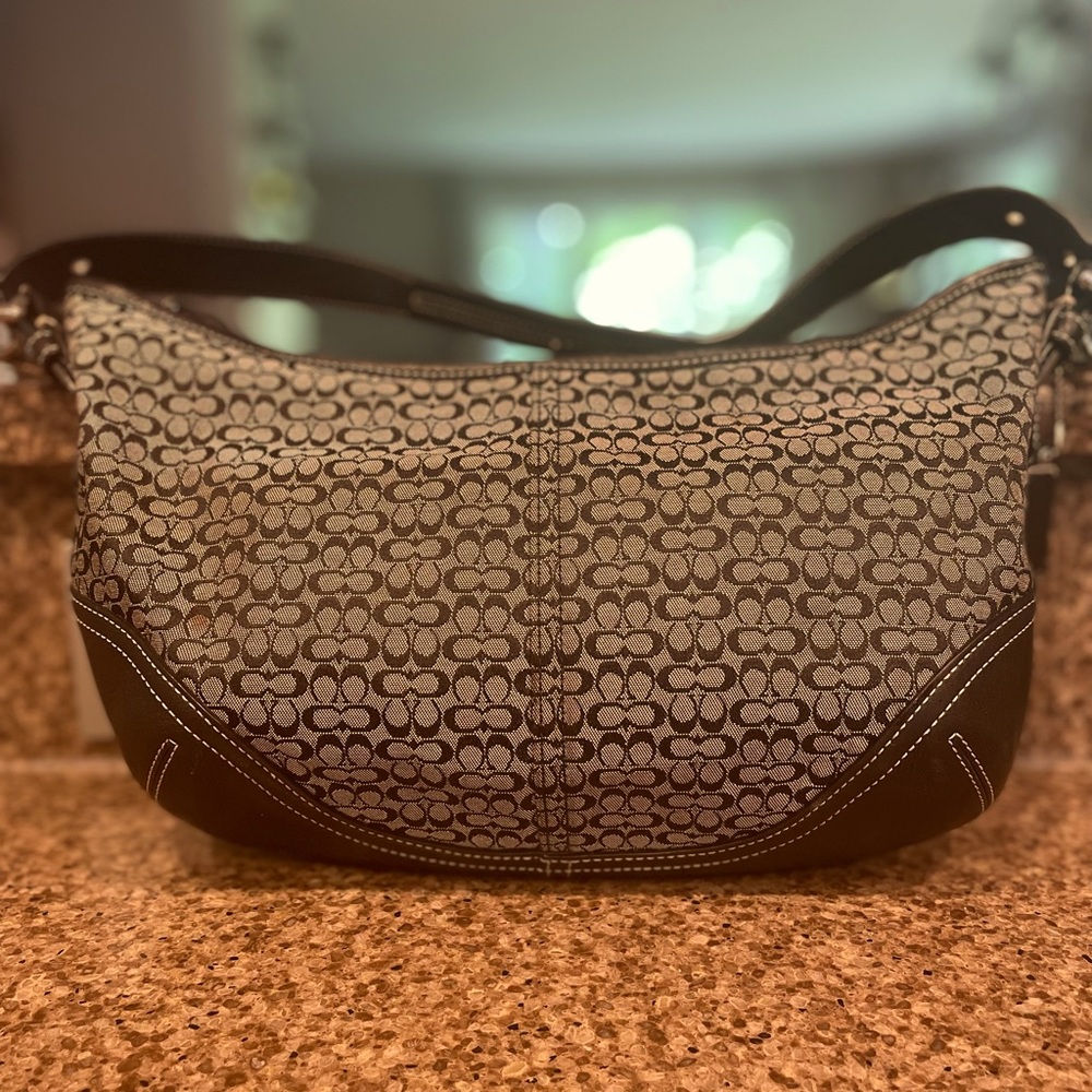 Monogrammed Coach Hobo Bag
